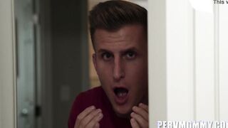 Lusty Stepmom Audrey Madison Gets Her Big Sons COCK