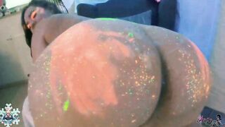 big titted curvy german fucks like filthy inside neon light