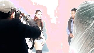 Eva is the goddess celeb who loves to pounded while working