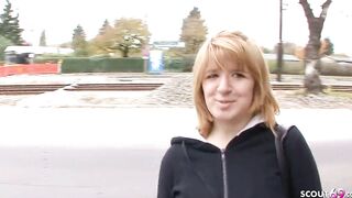 Shy Ugly German College Barely Legal Pickup and Screwed by older Dude