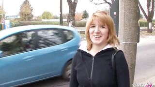 Shy Ugly German College Barely Legal Pickup and Screwed by older Dude
