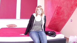 Shy Ugly German College Barely Legal Pickup and Screwed by older Dude