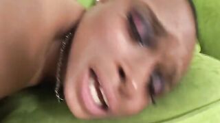 Vulgar Cutie likes it when she gets her pussy fuck by a big black dick