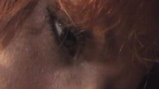 Domina bends sub over chair and smacks her booty