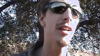 Man finds women into the woods and blows her feet then fucks