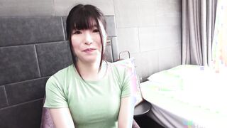Kaho first time on camera for first porno inside love hotel into Tokyo Japan - Casting couch, interview bald twat, cunnilingus, fingers of babe adorable amateur pt one