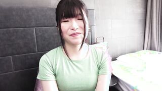 Kaho first time on camera for first porno inside love hotel into Tokyo Japan - Casting couch, interview bald twat, cunnilingus, fingers of babe adorable amateur pt one