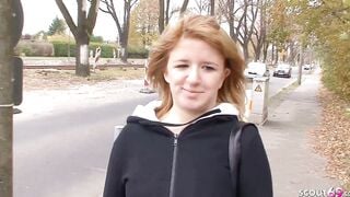 Shy Ugly German College Teenie Pickup and Boned by older Dude