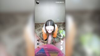 Funny CHALLENGE - my Stepbrother Visited me last Weekend and we did a Live Stream of me Sucking Off his cock - Nata Sweet