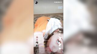 Funny CHALLENGE - my Stepbrother Visited me last Weekend and we did a Live Stream of me Sucking Off his cock - Nata Sweet