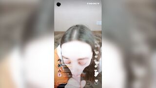 Funny CHALLENGE - my Stepbrother Visited me last Weekend and we did a Live Stream of me Sucking Off his cock - Nata Sweet