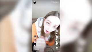 Funny CHALLENGE - my Stepbrother Visited me last Weekend and we did a Live Stream of me Sucking Off his cock - Nata Sweet