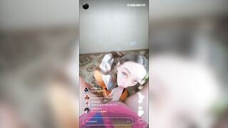 Funny CHALLENGE - my Stepbrother Visited me last Weekend and we did a Live Stream of me Sucking Off his cock - Nata Sweet