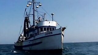 Lifeguard ginger gets fucked by a stud on board a ship