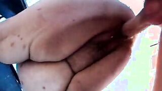 Red Head BBW gets drilled doggy style on a boat