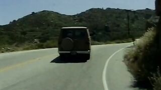 2 hitchhiking blonde honeys share studs dick
