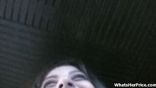 Paid outside lift quickie with Hispanic bombshell
