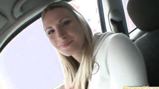pov blonde eighteen nailed after she blows rough dick