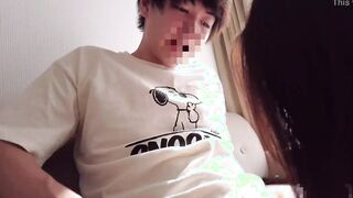 Lucky Bro didn’t Cum in Lusty Girl’s mouth with Goddess Hand Job Fellatio, So He Gets Rewarded with Sex