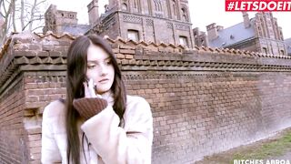 LETSDOEIT - (Crystal Greenvelle, Max Dior) Amateur College Skank Wanted 2 Huge Cocks inside her Hole - 3 Way Double Penetration