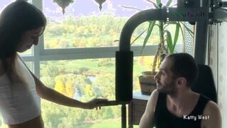 Step sister teenagers y.o. asked to performance her my dick, I was so turned on that I cum into her snatch