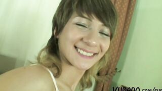 Young Prostitute Gagging On The Cock