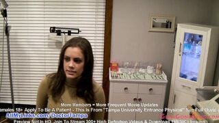 Katie Cummings Gets Freshman Gyno Exam For School By Doctor Tampa & Male Nurse Neo On Concealed Cameras @ GirlsGoneGynoCom