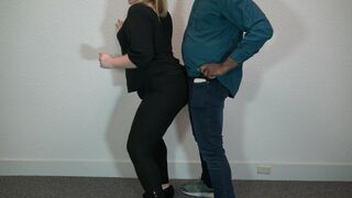 Grinding dance inside pants VPL
