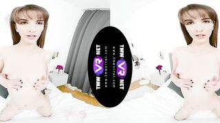 TmwVRnet -Lili Charmelle- Dark Haired gets soak after striptease