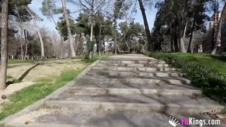 Simply CRAZY HOT!! Loads of OUTDOOR SEX and exhibition of a vulgar teenage Goddess
