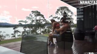 MAMACITAZ - (Andrea Florez, Jesica Dulce, Mister Marco) - Big Butt Hispanic Babes Offer 1 Dude The FFM 3Some Of His Life