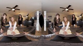 Erotic America - Bae co-workers, Jamie Michelle, Kayley Gunner, and Lexi Luna, performance the new dude how to perform well into the office