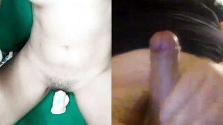 SirCumAlotInU and KinkyAsian4U having a Skype met