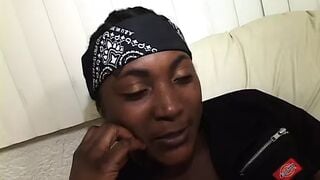 Young hoe gets all soak and slippery while hunk fucks her
