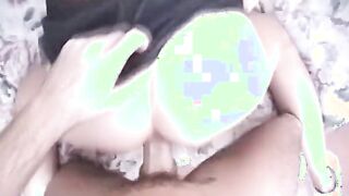 Teenie blonde is on her knees deep throating before fucking
