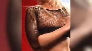 Blonde domina ties up and gags dude as she slips rat trap