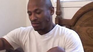 Ebony hunk with a thick dick fucks african hooker goddess