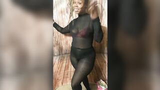 Sashacheeks nylon bdsm