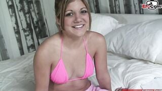 18 with tiny titties screwed into socks until the mouth jizzed