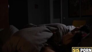 SISPORN. Caring bro helps stepsis forget about nightmare