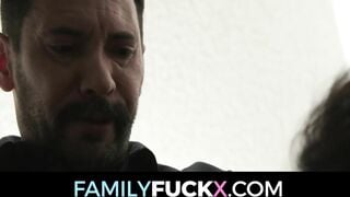 Step Daddy Walks Into On Xxlayna Marie Masturbating To His Shirt Fucks Her Rough