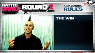 Slim blonde hoe with tiny melons anal plowed into a boxing ring