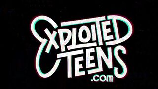 This 85 lbs blonde teen has amazing BJ and handjob skills