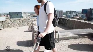 Cute red head 19 year old railed rough