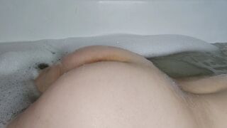 Caresses Herself inside Hot Tub and Jizzes with Toy into Tight Cunt
