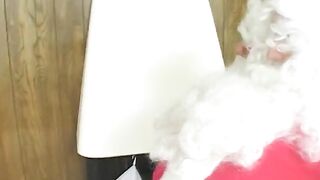 See santa claus come by for a nice blow job