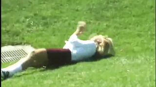 Adventurous whore banged and creampie on