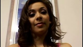Goddess hispanic women gets banged anal and a facial