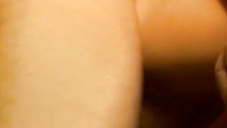 Bi stud gets his butt banged! by beauty's strap on while he suck