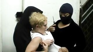 These little chick got really turned on when pain is involved